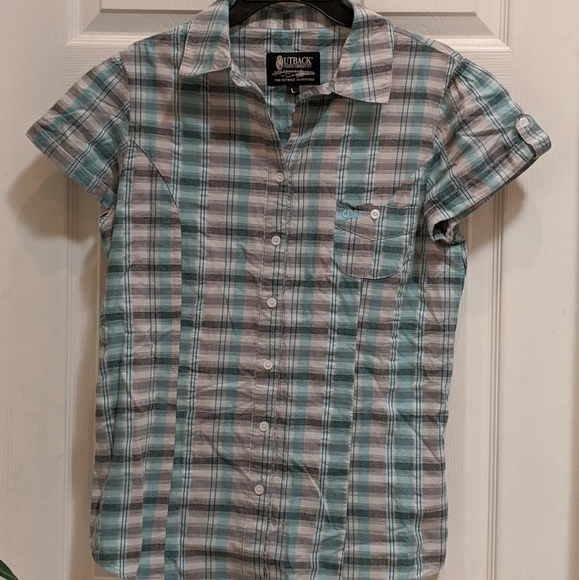 Outback Trading Co Women's Button Up Top Size Lg - Picture 5 of 10